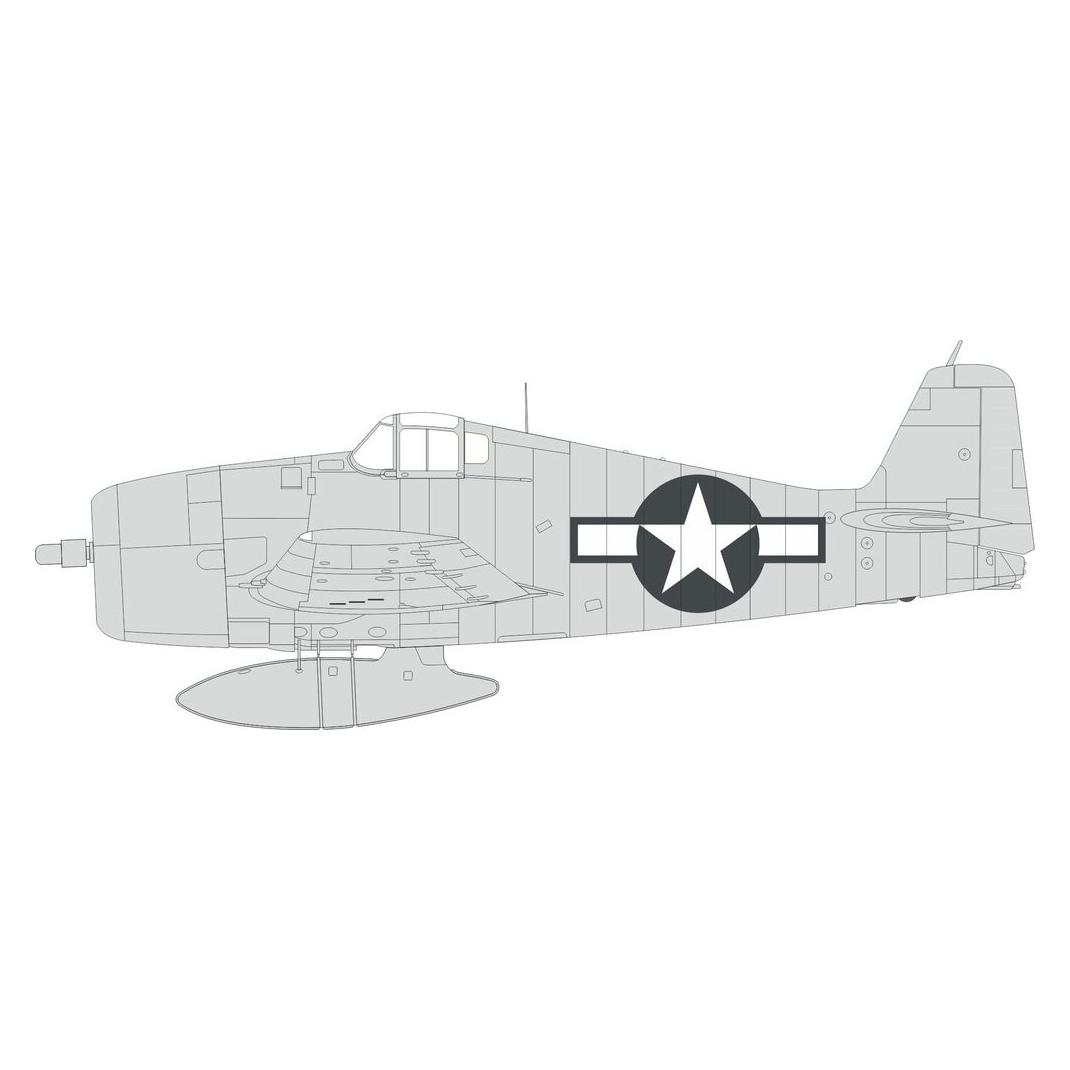 Eduard F6F-3 US national insignia 1/48 (EX996)