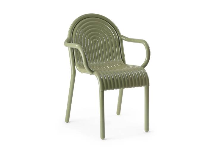 Tom Dixon Groove armstoel Mos