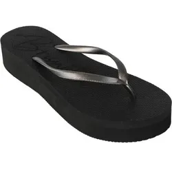 BRUNOTTI Damen Badeslipper Gigi, Größe 38 in Schwarz Schwarz