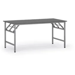 Klapptisch FAST READY, 160x80 cm, graues Gestell, Graphit