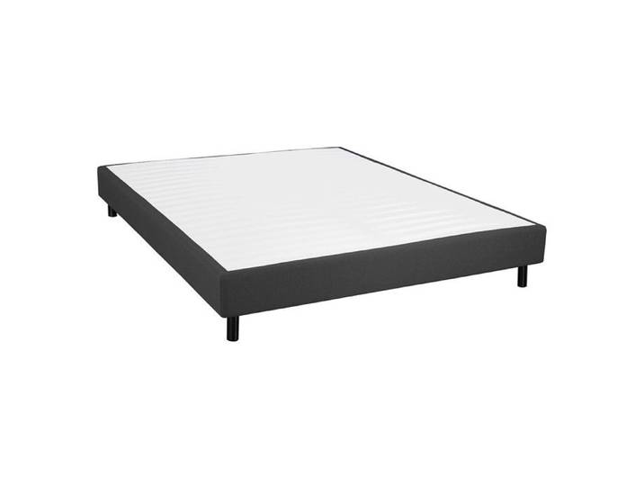 Tapikit - Sommier Tapissier Démontable 140x190cm 2x20 Lattes Anthracite