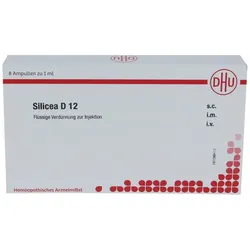 SILICEA D 12 Ampullen 8X1 ml