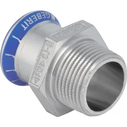 Geberit Mapress Edelstahl Übergang mit AG (LABS-frei) d54-R2