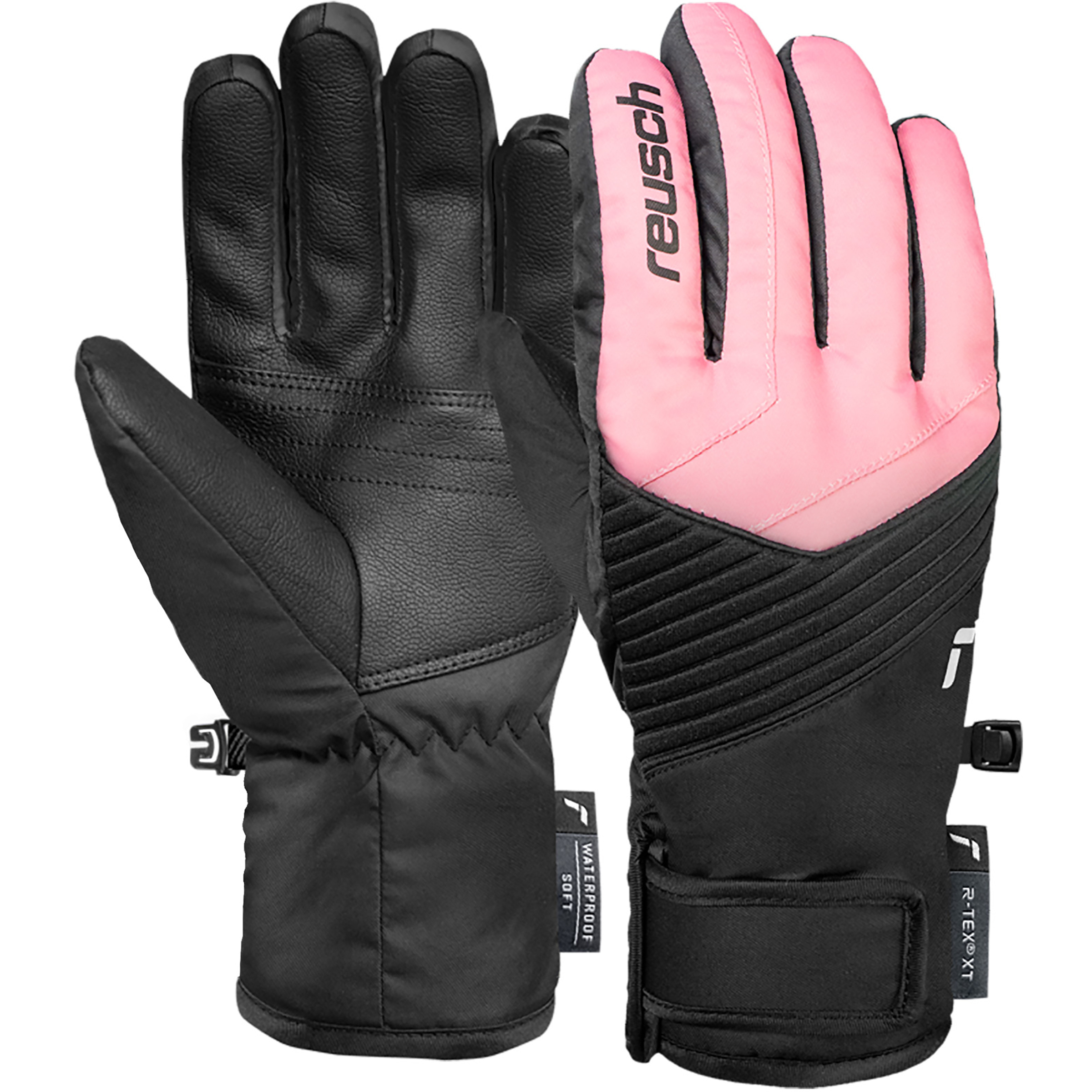 Reusch Dan R-Tex XT Kinder Fingerhandschuhe schwarz Größe 4 Skifahren Wasserdicht