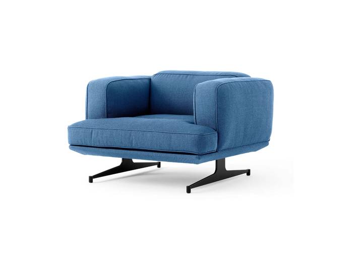 &Tradition Fauteuil Inland AV21 Vidar 733-noir chaud