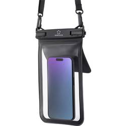 Renkforce Wasserdichte Smartphone Hülle Outdoorcase Universal Universal Black, Transparent Wasserdicht, Staubdicht, Mit Umhängeschlaufe RF-6956970