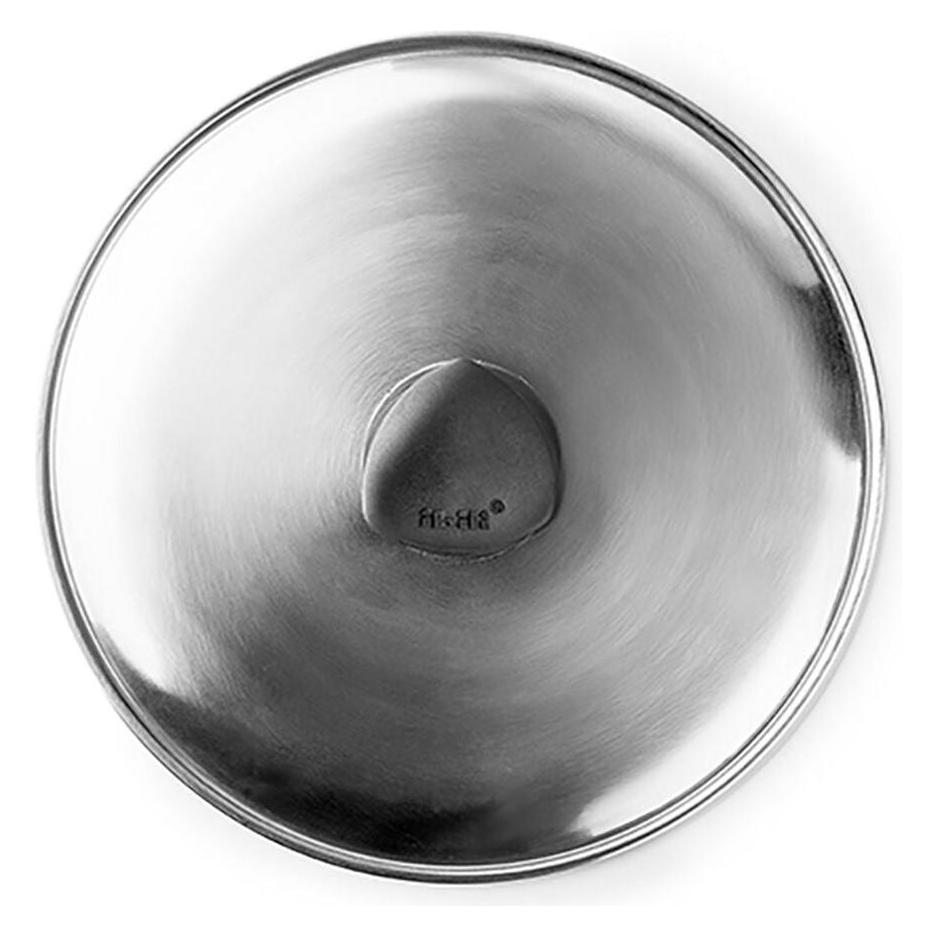 Ibili Deckel Edelstahl flach 30 cm Der Deckel eignet sich perfekt zum Wenden von Tortillas (30 cm, Metall) (49423778)
