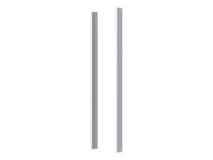 Plinthe de compensation Level36 lot de 2 216cm Blanc/Blanc panneau aggloméré plaxé