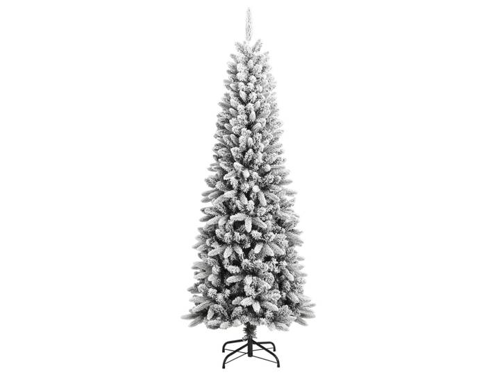 vidaXL Künstlicher Weihnachtsbaum Beschneit 210 cm PVC&PE