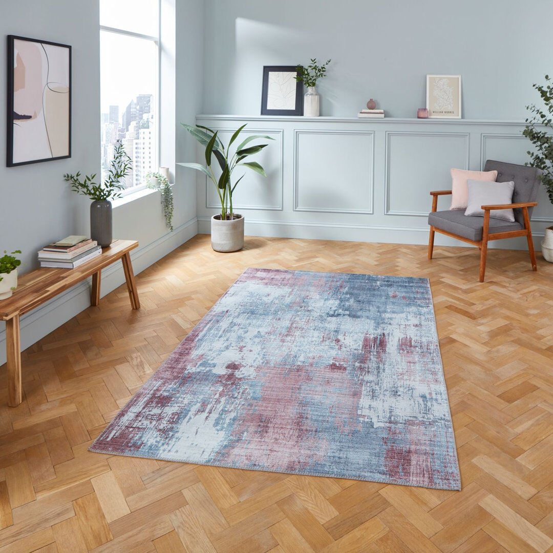 Think Rugs Rio area rug Printed Rectangle Grey Gray Rectangle 120 x 170cm