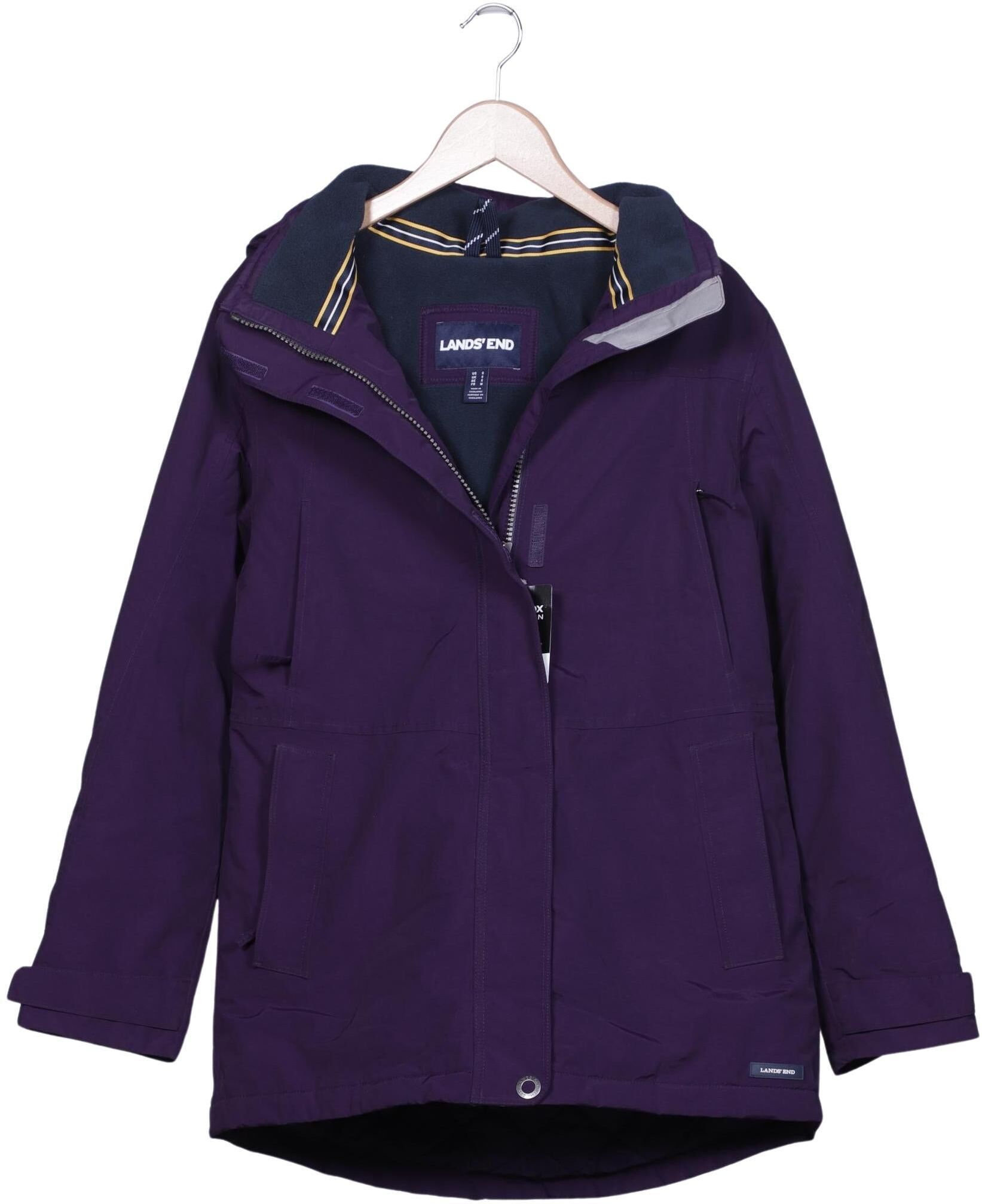 Lands End Damen Jacke, Lila, Gr. S, Tex / Membran / Synthetik - Second Hand