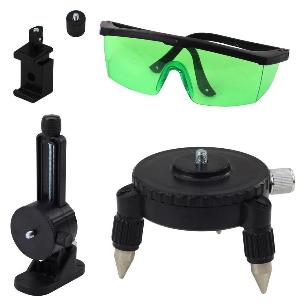 Lean Toys 4D Laser Level Plane 16 Linien Koffer 2 Batterien Blau (Multilinienlaser) (26585)
