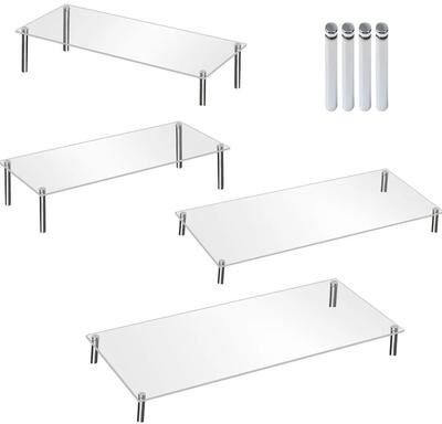 Uplift Essentials Premium Acrylic Display Stand With Stainless Steel Legs xl