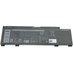 Dell 51Wh Lithium Ion laptop (3 Zellen, 4254 mAh), Notebook Akku, Schwarz