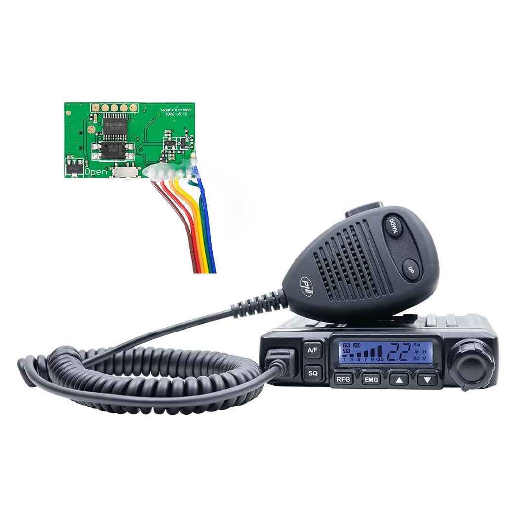 PNI CB-Funkgerät Escort HP 6500 Echo, 12 V, HF-Verstärkung, ASQ, inklusive Echomodul und Roger Beep (43699014)