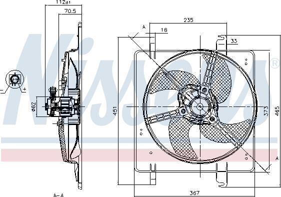 Nissens Lüfter, Motorkühlung 85027 Für Ford
