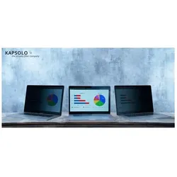 Kapsolo KAP11519 - Notebook - Rahmenloser Display-Privatsphärenfilter - Transparent - Pr (14"), Notebook Schutzfolie