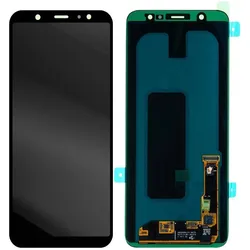 Samsung LCD + Touchglas ohne Chassis (Display, Samsung Galaxy A6), Mobilgerät Ersatzteile, Schwarz