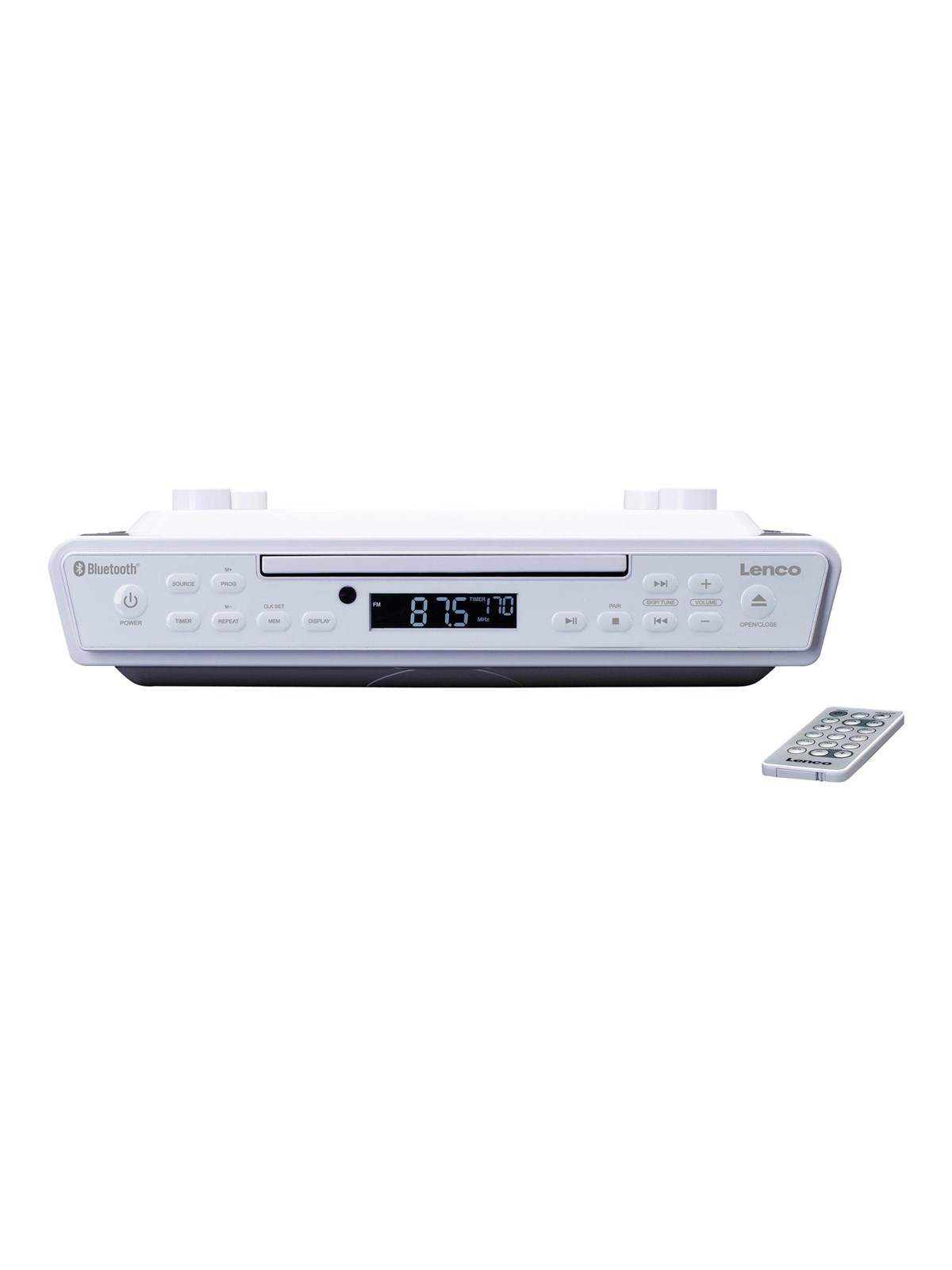 Lenco KCR-150WH - FM Kitchen Radio with CD player and Bluetooth - White