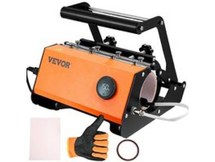 VEVOR Mug - Presse à sublimation - 600 W - Pour impression - Presse à Chaud - 32,5 cl-88,7 cl - Presse à chaleur - Bricolage - Céramique / Acier inoxydable
