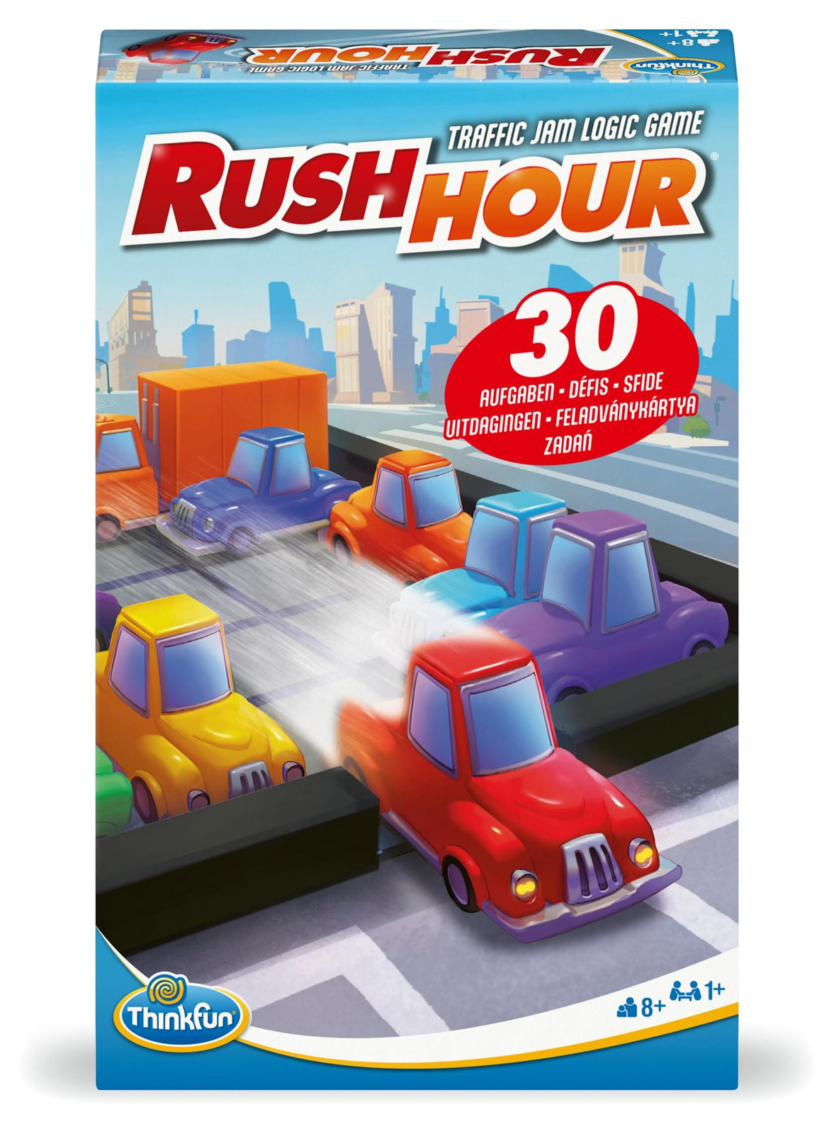 Thinkfun Rush Hour: Een gezamenlijk puzzelspel voor het oplossen van uitdagingen
