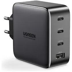 Ugreen Nexode (100 W, 4 Ports), USB Ladegerät, Schwarz