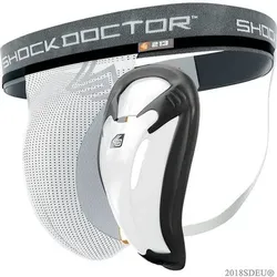 SHOCK DOCTOR Suspensorium, Größe L in Weiß Weiß