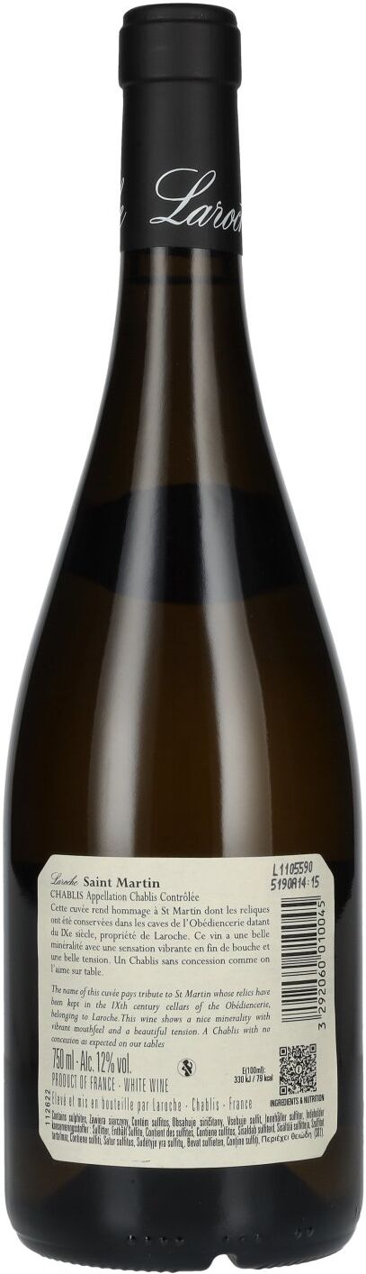 Laroche Chablis Saint Martin 2024 12% Vol. 0,75l