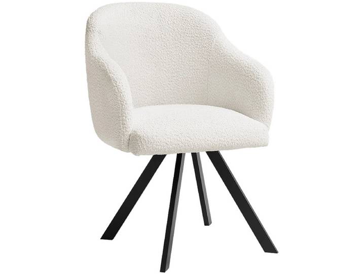 BOBOCHIC Stuhl SOPHIE Stoff weiss