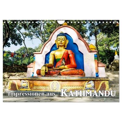 Impressionen aus Kathmandu (Wandkalender 2027 DIN A4 quer), CALVENDO Monatskalender