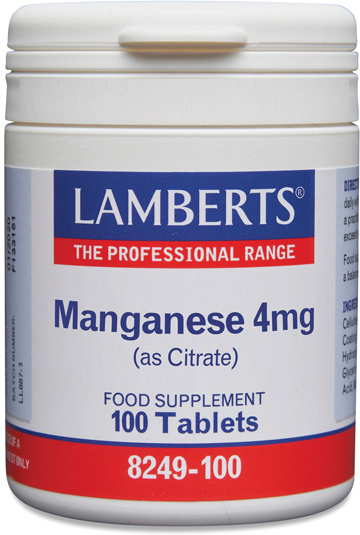 Lamberts Manganese As Citrate 5 Mg 100 units