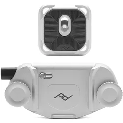 PEAK DESIGN Capture Kamera Clip V3 mit Standardplatte silber