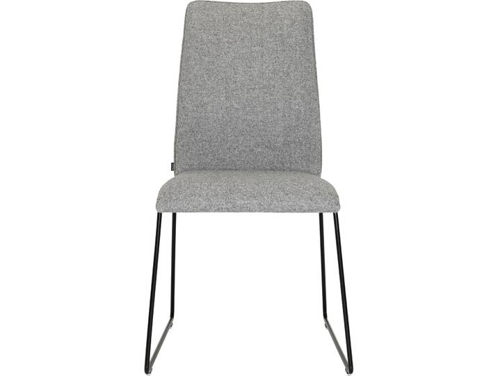 WILLISAU SWITZERLAND Stuhl Willisau Lobbi Stoff anthrazit - Material: Schurwolle - Stuhl