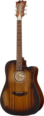 DAngelico Premier Bowery LS Aged Mah Aged Mahogany