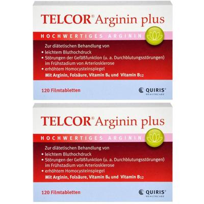 Telcor Arginin plus Filmtabletten x2 2x120 St