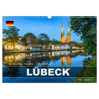 Schleswig-Holstein - Hansestadt Lübeck (Wandkalender 2027 DIN A3 quer), CALVENDO Monatskalender