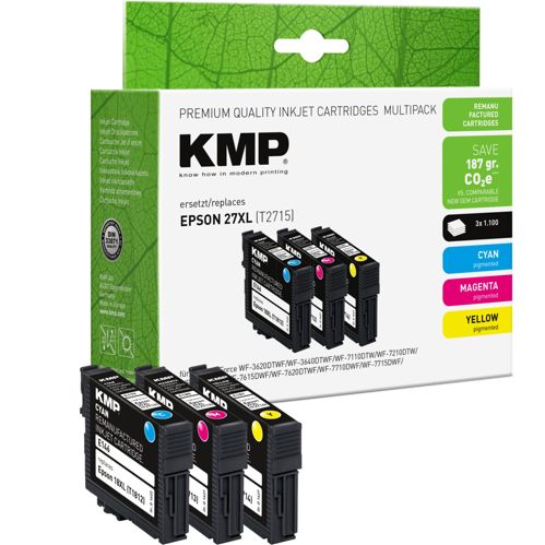 KMP E179V Multipack C/M/Y kompatibel mit Epson T2715