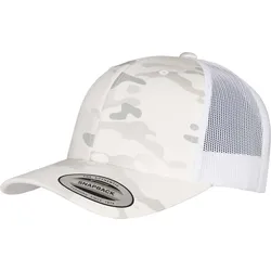 FLEXFIT Unisex 6-Panel Retro Kappe Multicam Netz Cap 6606MC