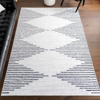Nuloom Yori Diamond SplashGuard Machine Washable Area Rug