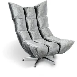 Bretz Sessel Hangout Stoff Silber