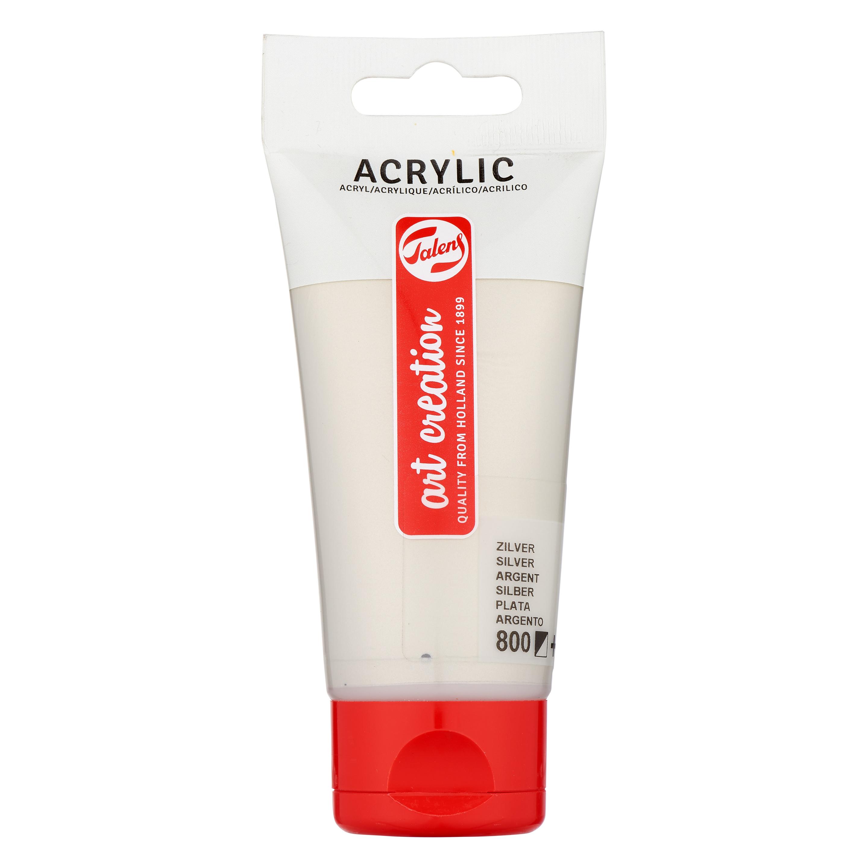 Royal Talens Acrylfarbe ArtCreation, silber, 75 ml (75 ml) (3511800M)