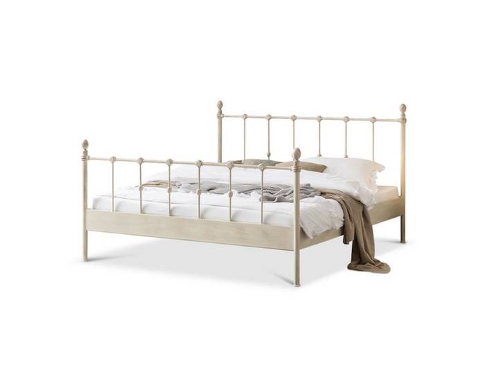 BedBox Metallbett Francesca, traumhaftes Metallbett mit harmonischer Linienführung