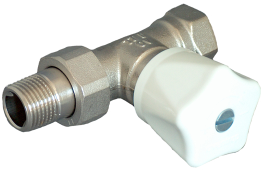 Oventrop Baureihe HRV Handregulierventil 1191606 3/4", Durchgang, Messing vernickelt
