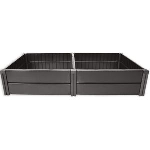 KHW Hochbeet Demeter L, aus Kunststoff, 158 x 82 x 31 cm, 336 Liter, anthrazit