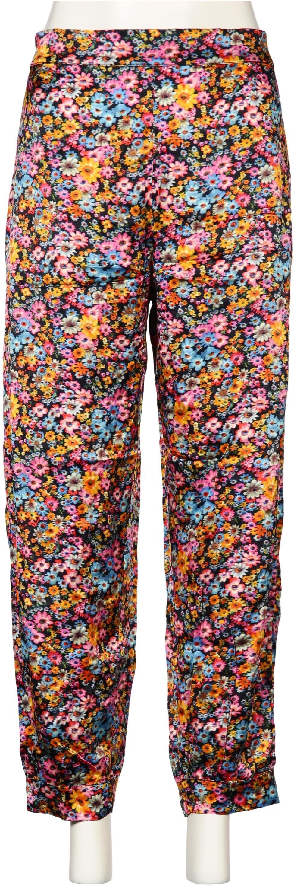 Stella McCartney Damen Stoffhose, Mehrfarbig, Gr. S, Seide / Elasthan - Second Hand