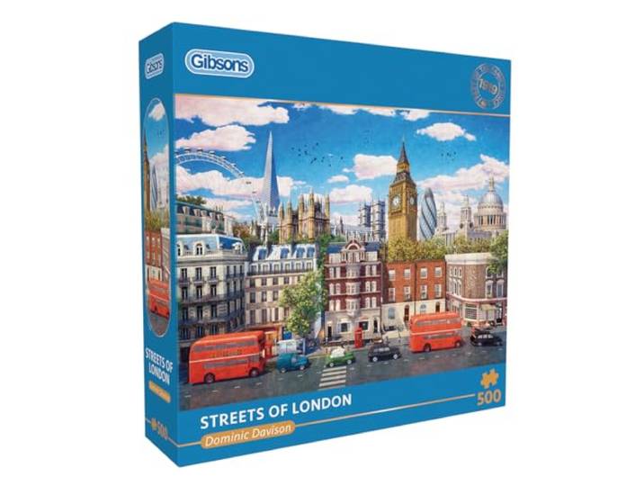 Gibsons legpuzzel Londen 500 stukjes - kleurrijke stadspuzzel