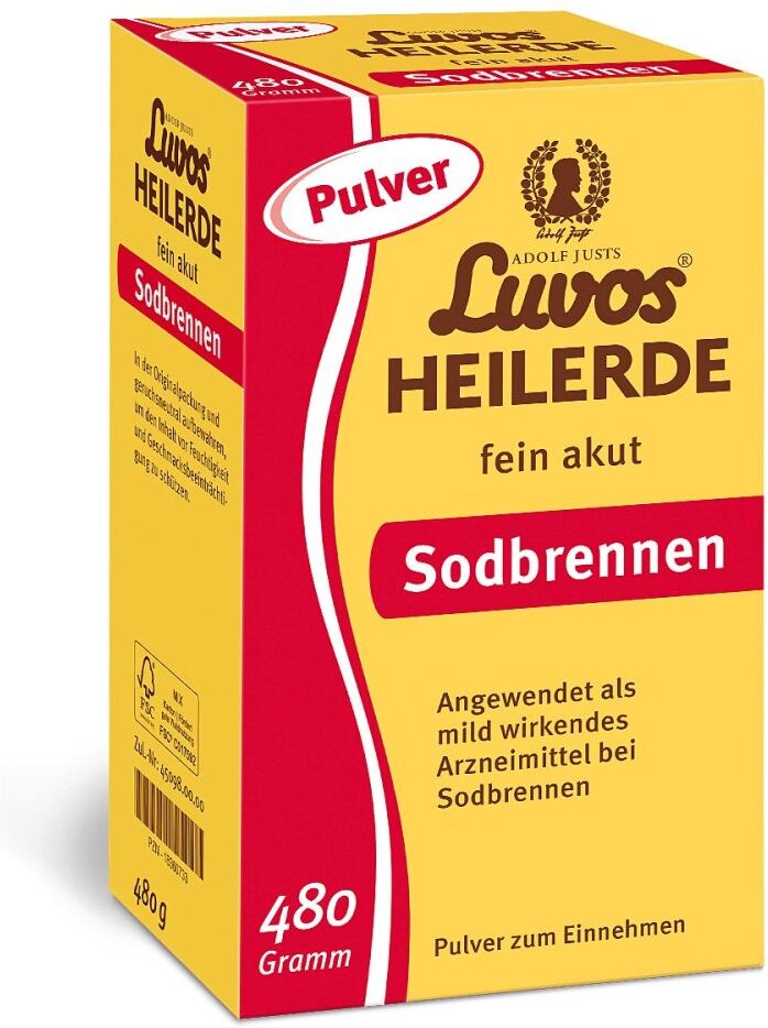 Luvos Heilerde Fein Akut Sodbrennen Pulver 480g