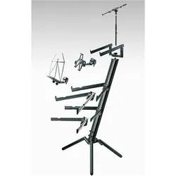 K&M Keyboardständer "Spider Pro" 18860 (Keyboard), Instrumentenständer + Halter, Silber