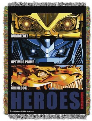 The Northwest Co ENT 051 Transformer Four Hero Slash Tapestry Throw