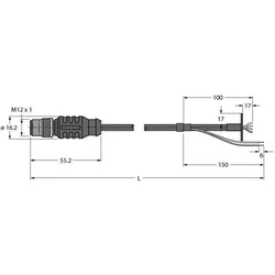 Turck Power with Ethernet RSS-8442-10M